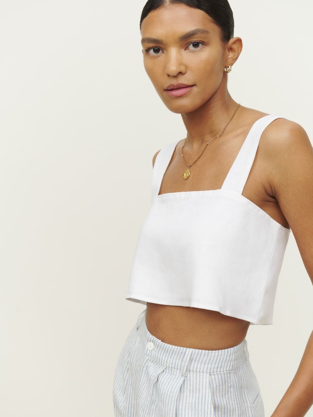 Lorin Linen Top | Reformation (US & AU)