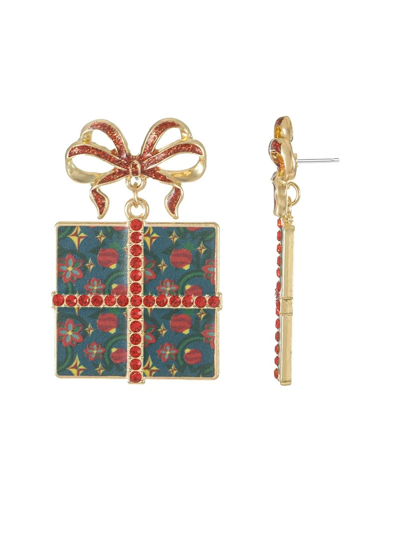 Holiday Time Present Earrings, 1 Pair | Walmart (US)