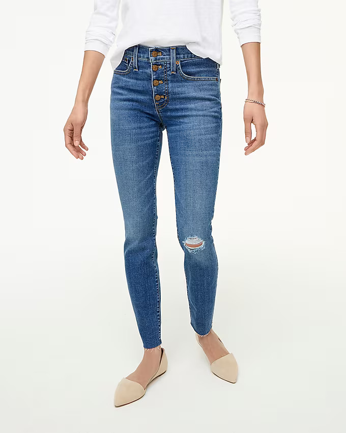 9" mid-rise skinny jean in signature stretch | J.Crew Factory