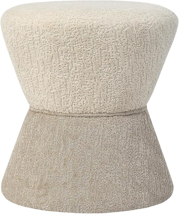 Modern Ottoman Footstool, Small Vanity Foot Rest Stool Chair, Upholstered Ottoman for Entryway, L... | Amazon (US)