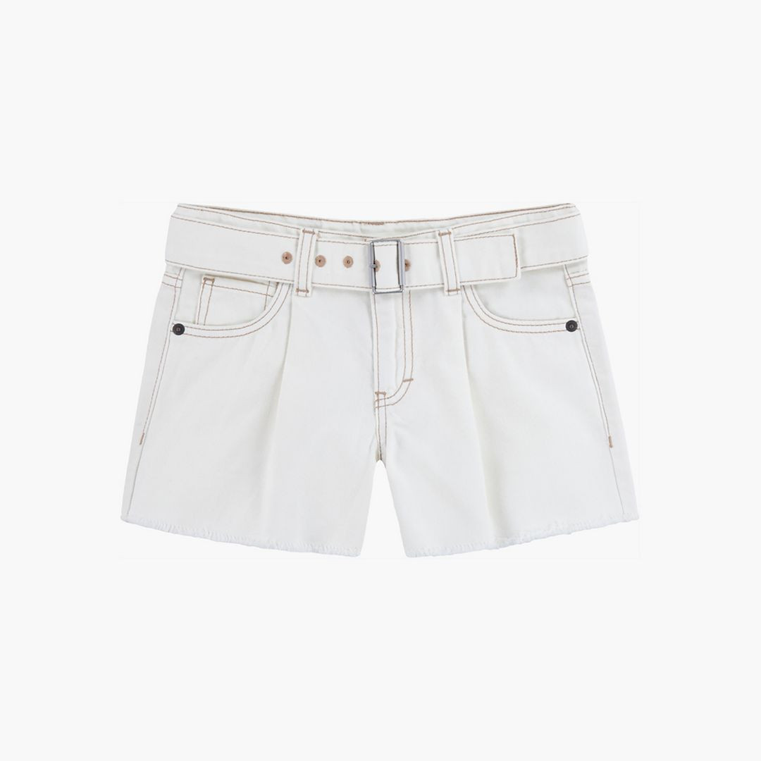 Levi's A Line Girlfriend Belted Shorts Big Girls 7-16 7 | Levi's US