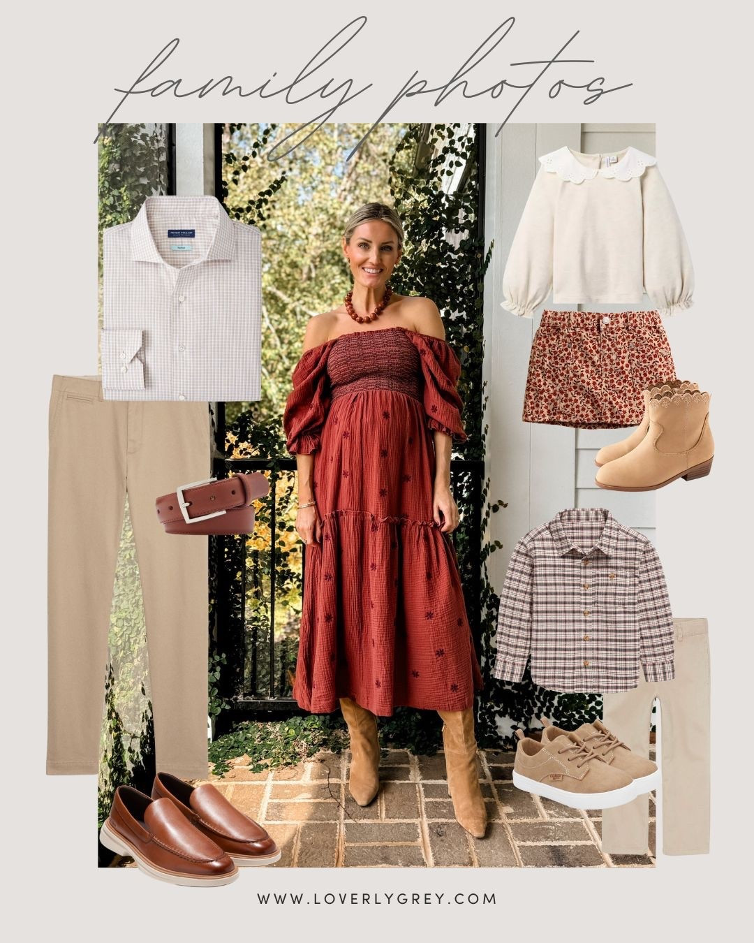 Loving these fall family photo coordinated outfits! Wearing size small in this dress.

Loverly Grey, fall family photos outfit, coordinated family outfits, fall dress, Amazon find, burgundy dress, floral dress, maxi dress, men’s fall outfit ideas , kids fall outfit ideas, girls fall outfit ideas, boys fall outfit ideas 

#LTKFamily #LTKKids #LTKMens