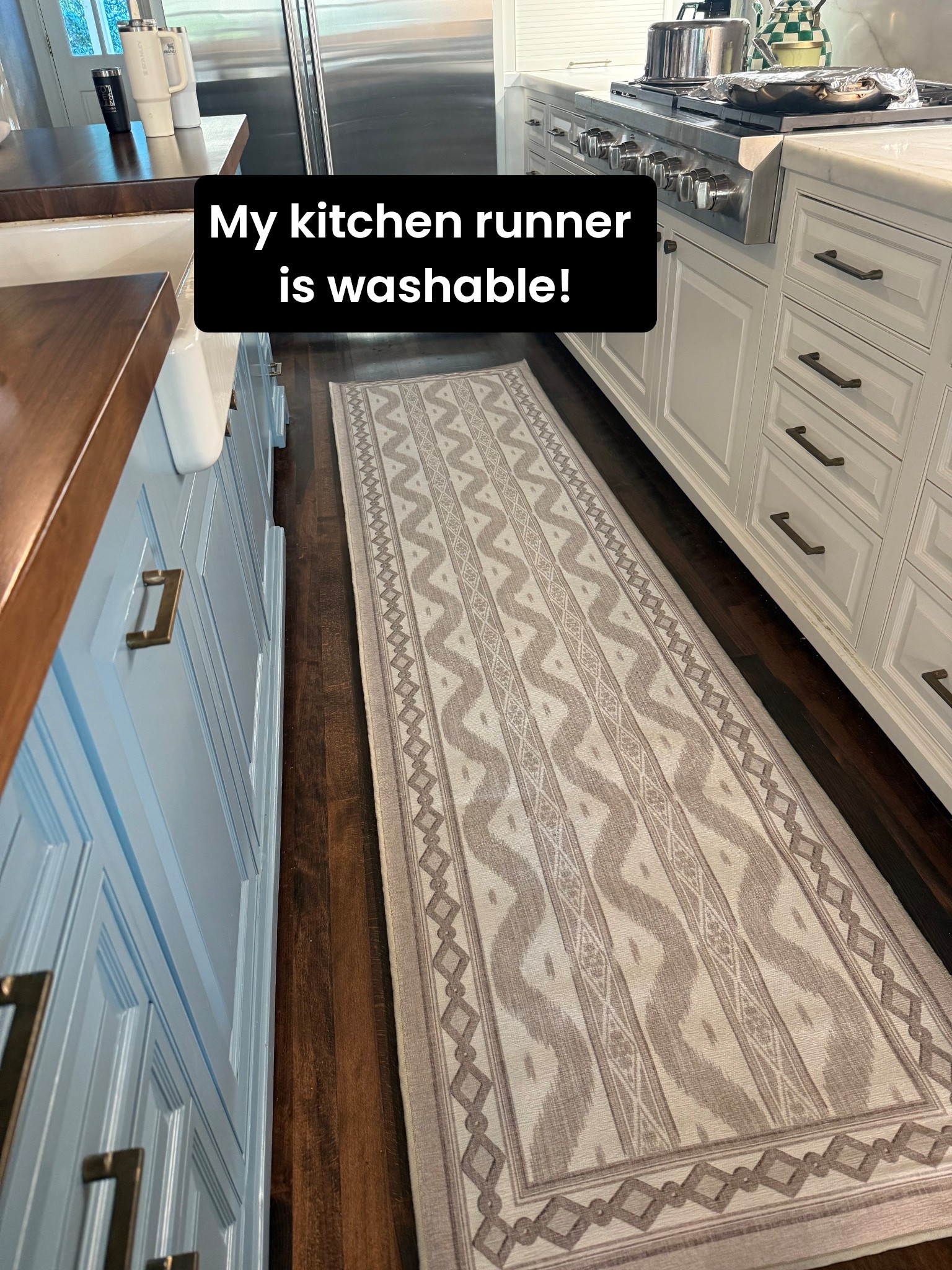 Obsessed with my new washable runner! You just remove the top piece and throw it in the washer!! 

#LTKGiftGuide #LTKmomlife #LTKHome