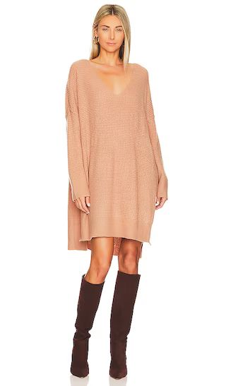 Cozy Pullover Dress in Cafe Cream | Revolve Clothing (Global)