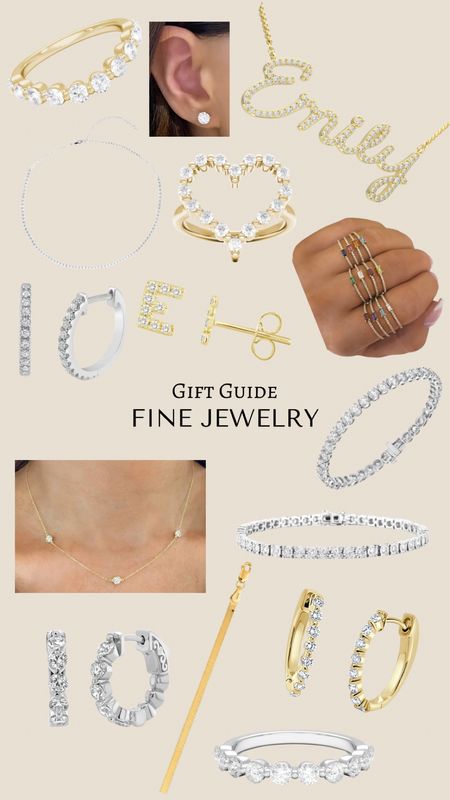 Gifts for her  // My favorite fine jewelry pieces, perfect for gifting! Splurgeworthy gifts for her ! Rwfine jewelry



Tennis necklace, tennis bracelet, birthstone ring, Diamond jewelry, jewelry, fine jewelry, splurge gifts for her, Gold, necklace, ring, bracelet, earrings, diamonds

#LTKsalealert #LTKGiftGuide #LTKCyberWeek