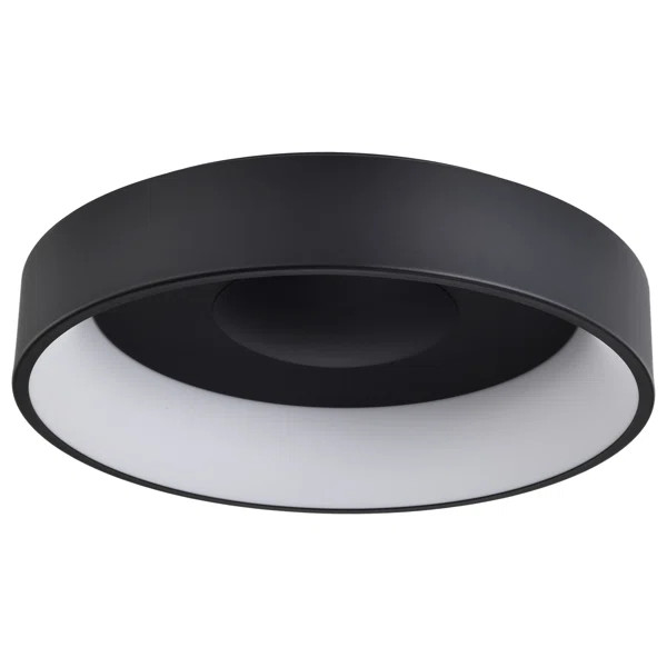 Lucien 1 - Light Unique/Statement Drum LED Flush Mount | Wayfair North America