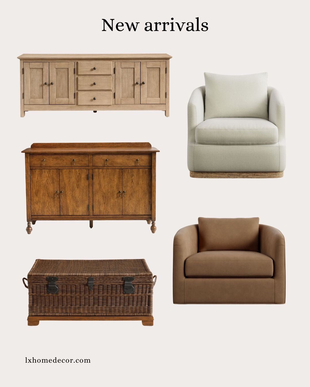  New arrivals! 
Dresser, cabinet, arm chare

#LTKFindsUnder100 #LTKHome #LTKSaleAlert