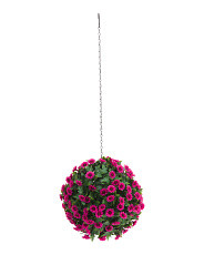 Uv Resistant Outdoor Mums Kissing Ball Faux Floral Arrangement | TJ Maxx