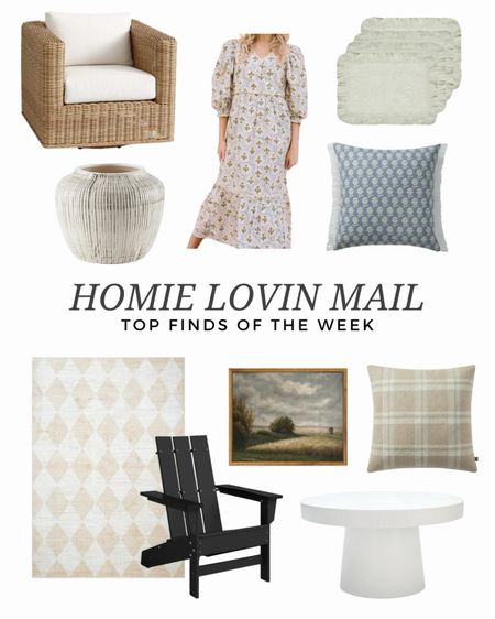 Homie Lovin Mail! Top finds of the week!

furniture, home decor, interior design, outdoor furniture, outdoor chairs, lounge chair, vase, throw pillow, artwork, coffee table, rug, placemats #PotteryBarn #Walmart #Wayfair #Stockplace

Follow my shop @homielovin on the @shop.LTK app to shop this post and get my exclusive app-only content!

#LTKHome #LTKSaleAlert #LTKSeasonal