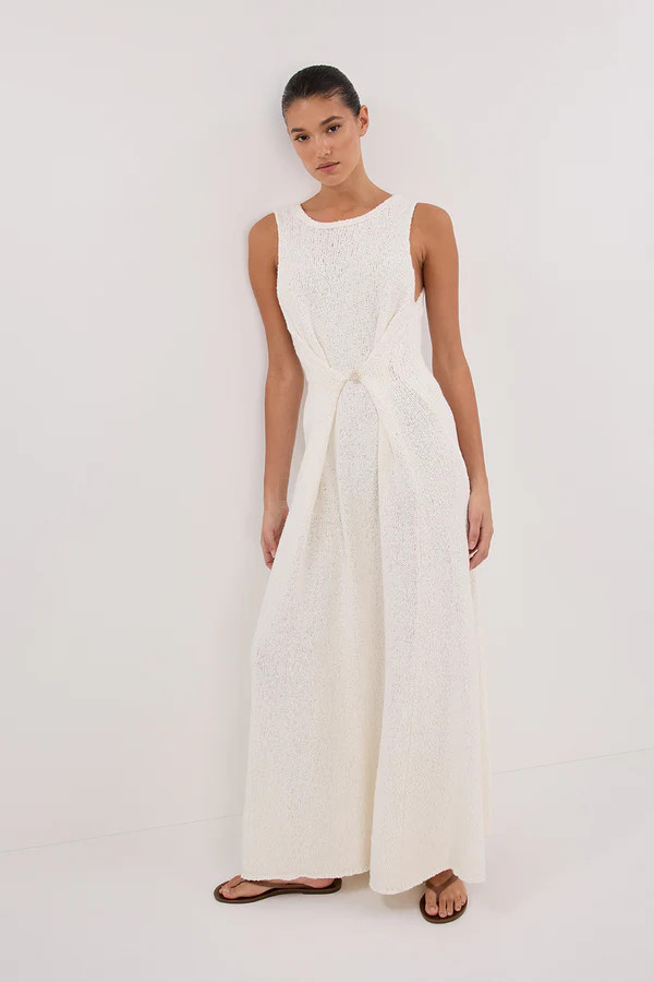 SUE OFF WHITE KNIT MAXI DRESS | DISSH