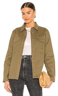 superdown Corinne Shacket in Olive from Revolve.com | Revolve Clothing (Global)