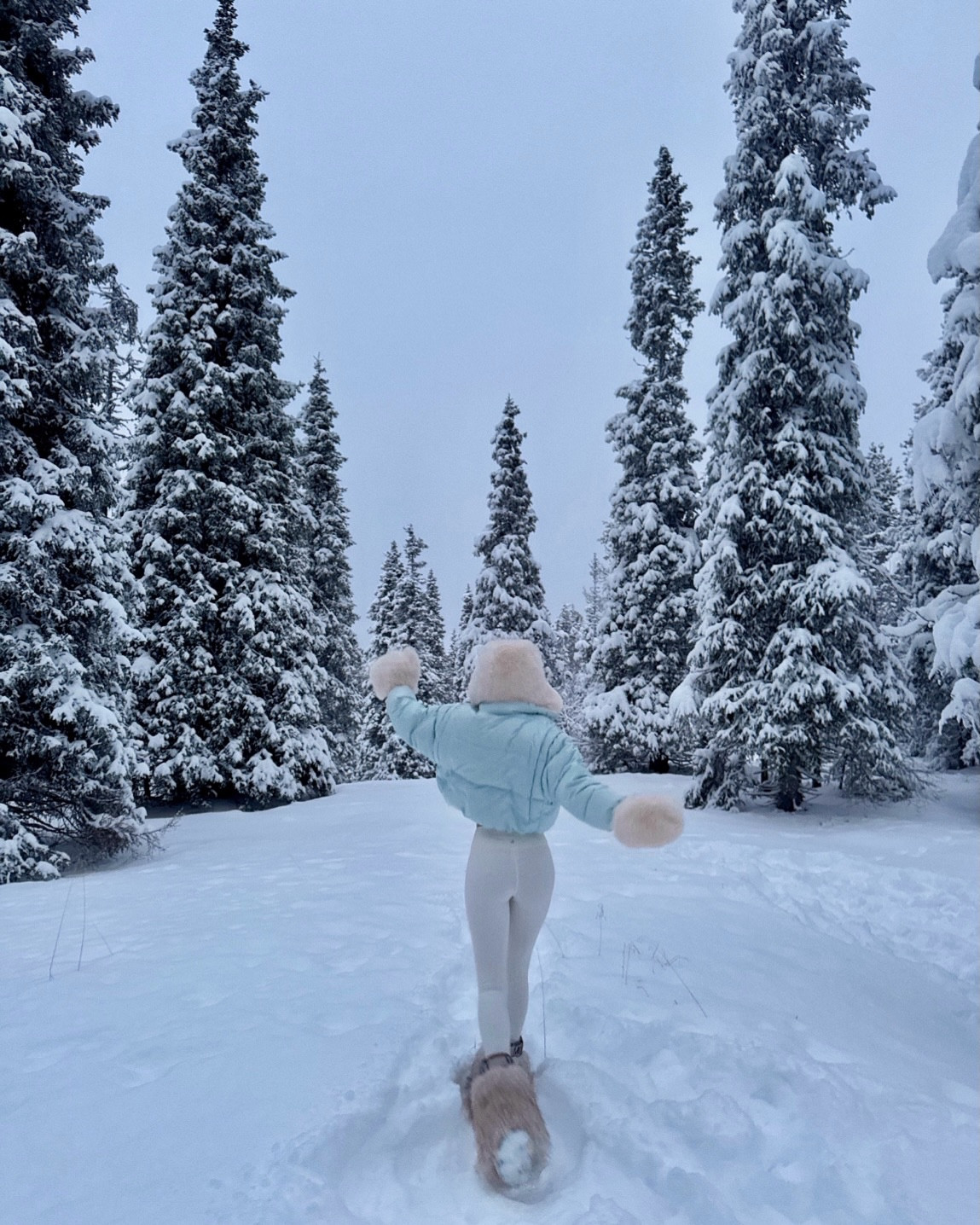 found snow!!! ❄️☃️🤍