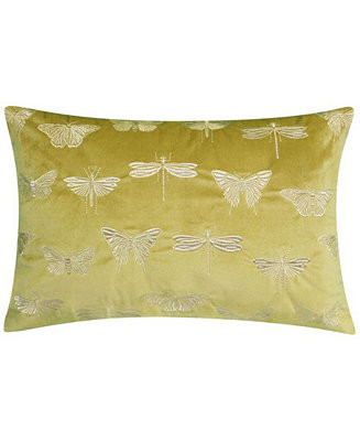 Butterflies Moths Decorative Pillow, 13" x 20" | Macy's