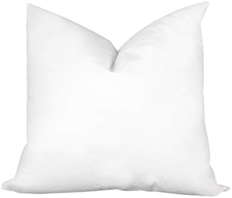 Pillow Insert 24" x 24" Synthetic Down Filled 100% Cotton Cover | Amazon (CA)