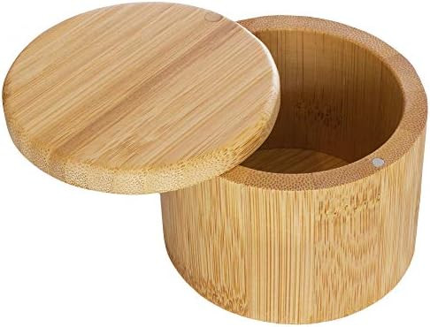 Totally Bamboo 20-2083 Salt Box, 3-1/2-Inch round, Plain | Amazon (US)