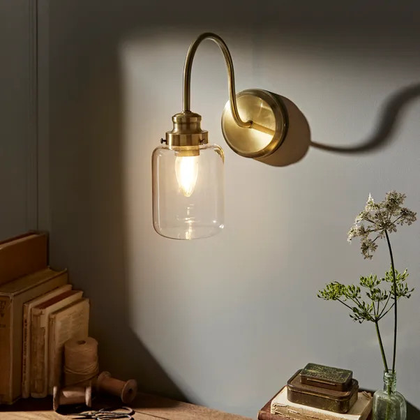 Industrial Curved Wall Light | Dunelm (migrated)