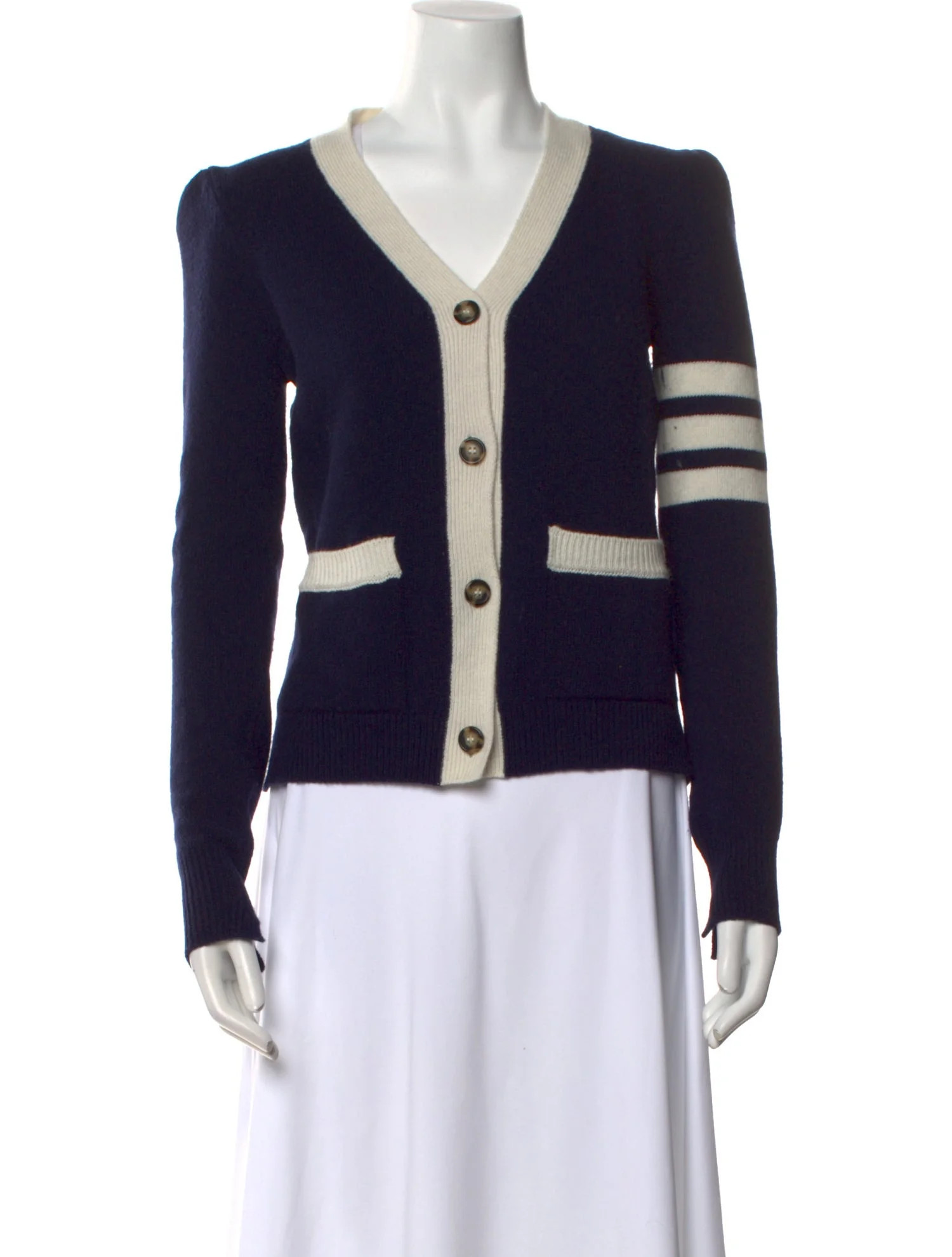 Virgin Wool Striped Sweater | The RealReal