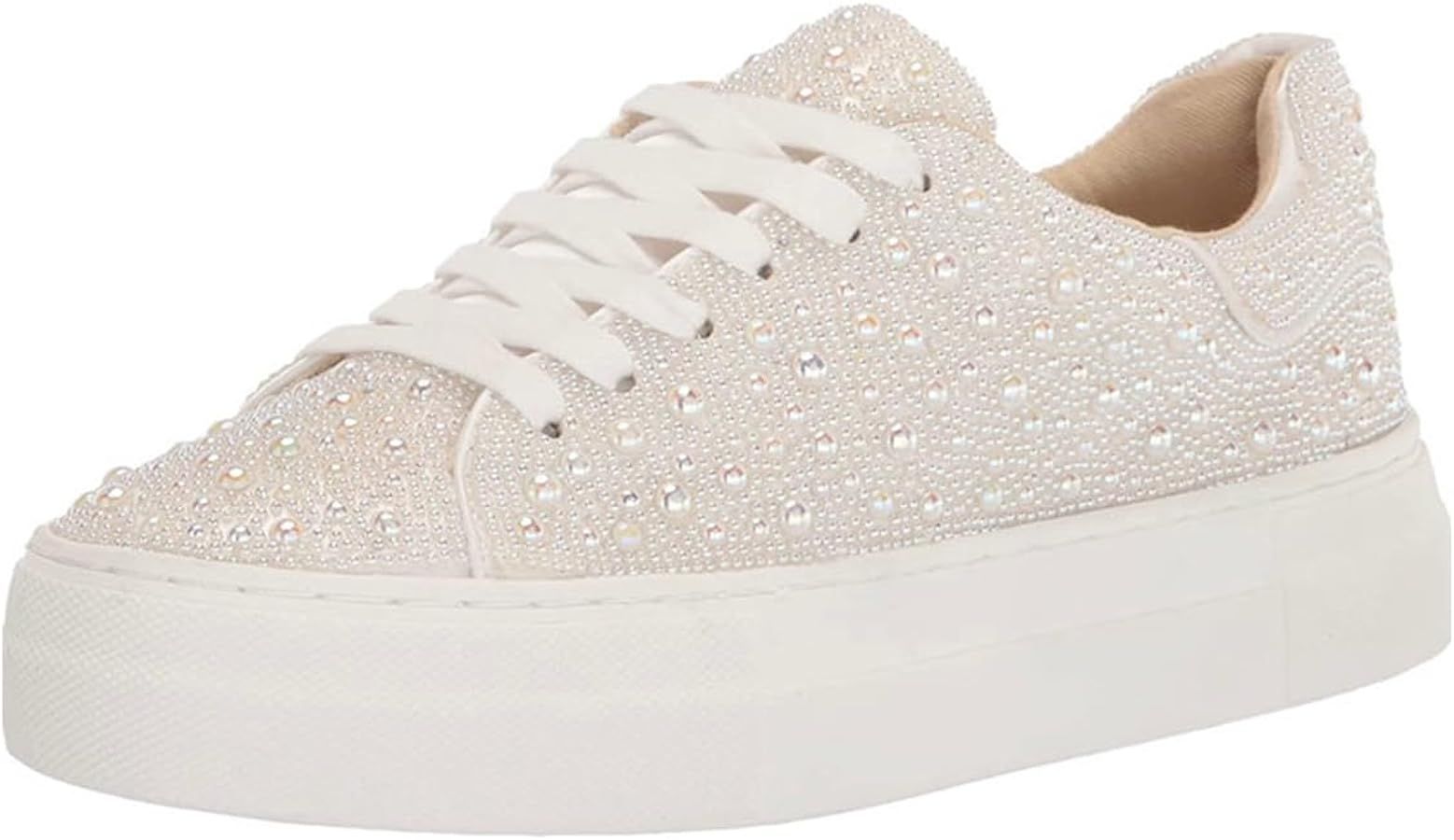 Glitter Rhinestone Sneakers for Women Sparkly Sneakers Bling Sequin Wedding Tennis Shoes for Brid... | Amazon (US)