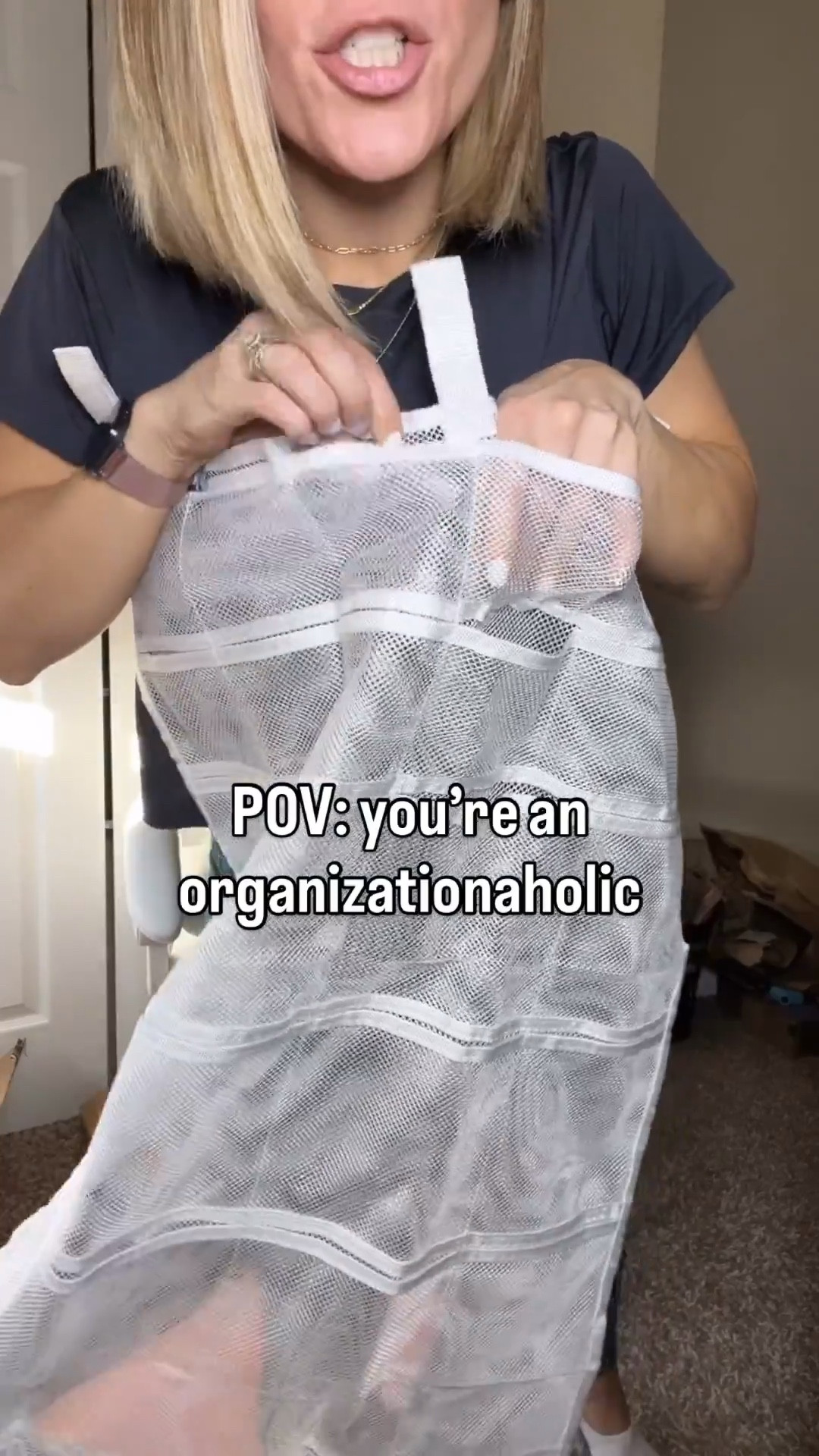 One of my favorite organization hacks that instantly creates more space: an over-the-door organizer.

If your home ever feels cluttered, it’s usually not that you have too much stuff… you just need smarter places to put it.

Adding this gave us extra storage without taking up any floor space — and it’s been a game changer for keeping everyday items easy to see and grab.

Here are a few ways you can use it:
Bathroom:
• Hair tools
• Skincare & extra toiletries
• Cleaning supplies
• Towels or washcloths
Kids’ rooms:
• Small toys or dolls
• Art supplies
• Books or activity kits
Pantry or kitchen:
• Snacks
• Seasoning packets
• Foil, baggies, and wraps
Closet:
• Shoes
• Accessories
• Hats, scarves, or belts
Laundry room:
• Stain removers
• Dryer sheets
• Extra cleaning products

I love this because it turns unused space into functional storage and makes everything feel more organized and less overwhelming.

Simple solutions like this make everyday life run so much smoother.



Amazon finds | over 30 mom | organization | wfh mom | mom life | Amazon home 

#momsover30 #millenialmom
#momsover40  #homefinds #homeorganizing