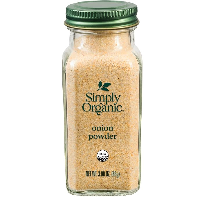 Simply Organic White Onion Powder, 3-Ounce Jar, Organic US Grown Onions, Real Onion Taste Without... | Amazon (US)
