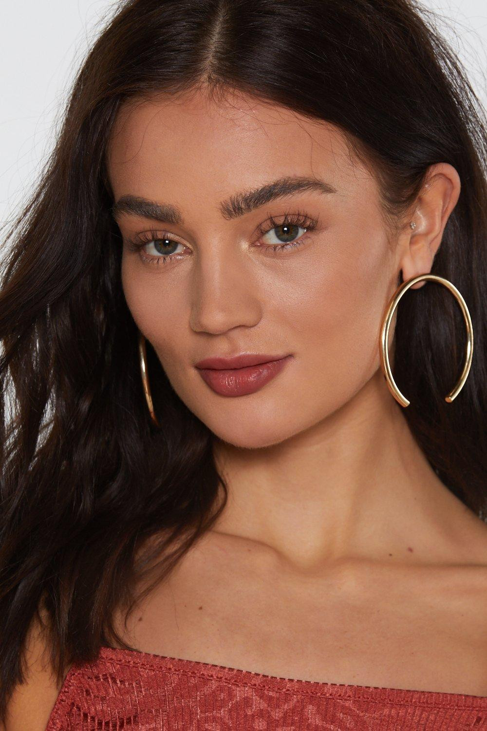Hoops I Did It Again Open Hoop Earrings | NastyGal (US & CA)