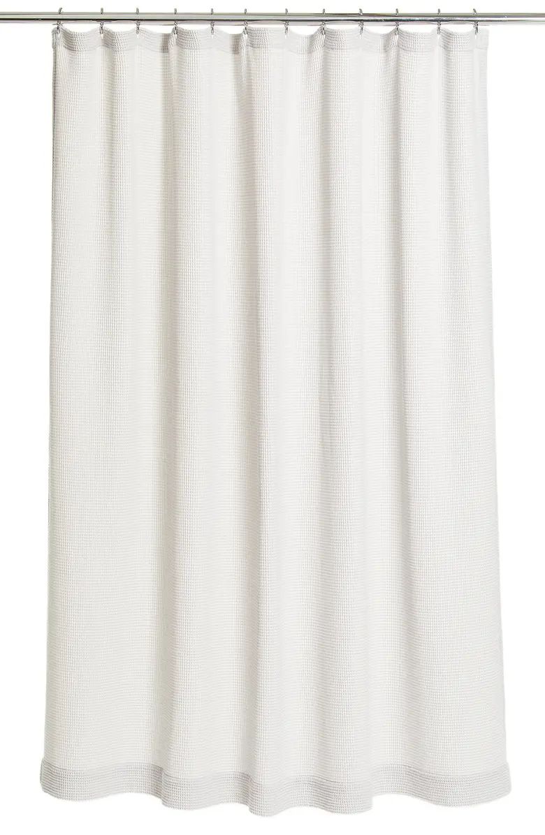 Cotton Waffle Weave Shower Curtain | Nordstrom