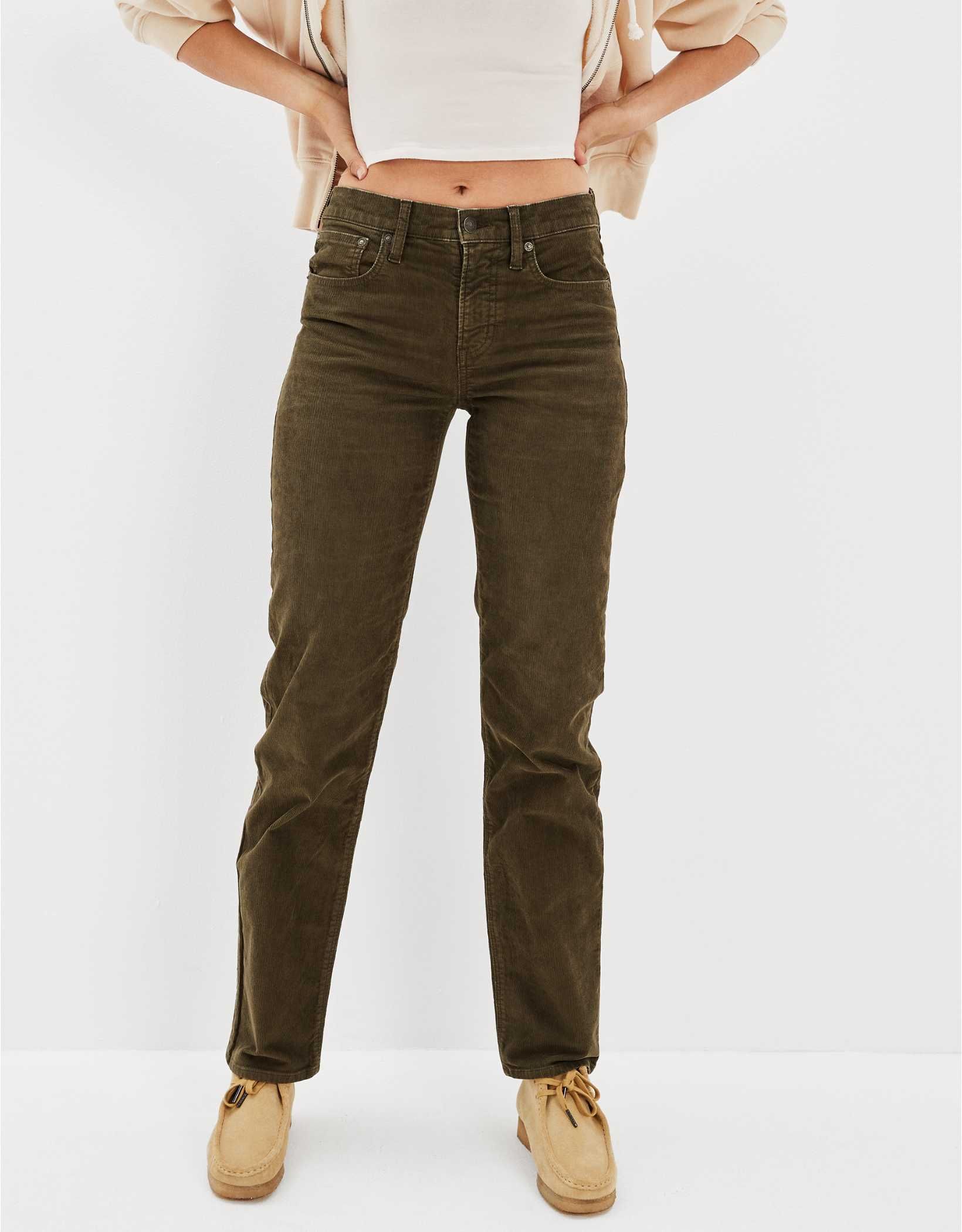 AE Stretch Corduroy '90s Straight Pant | American Eagle Outfitters (US & CA)