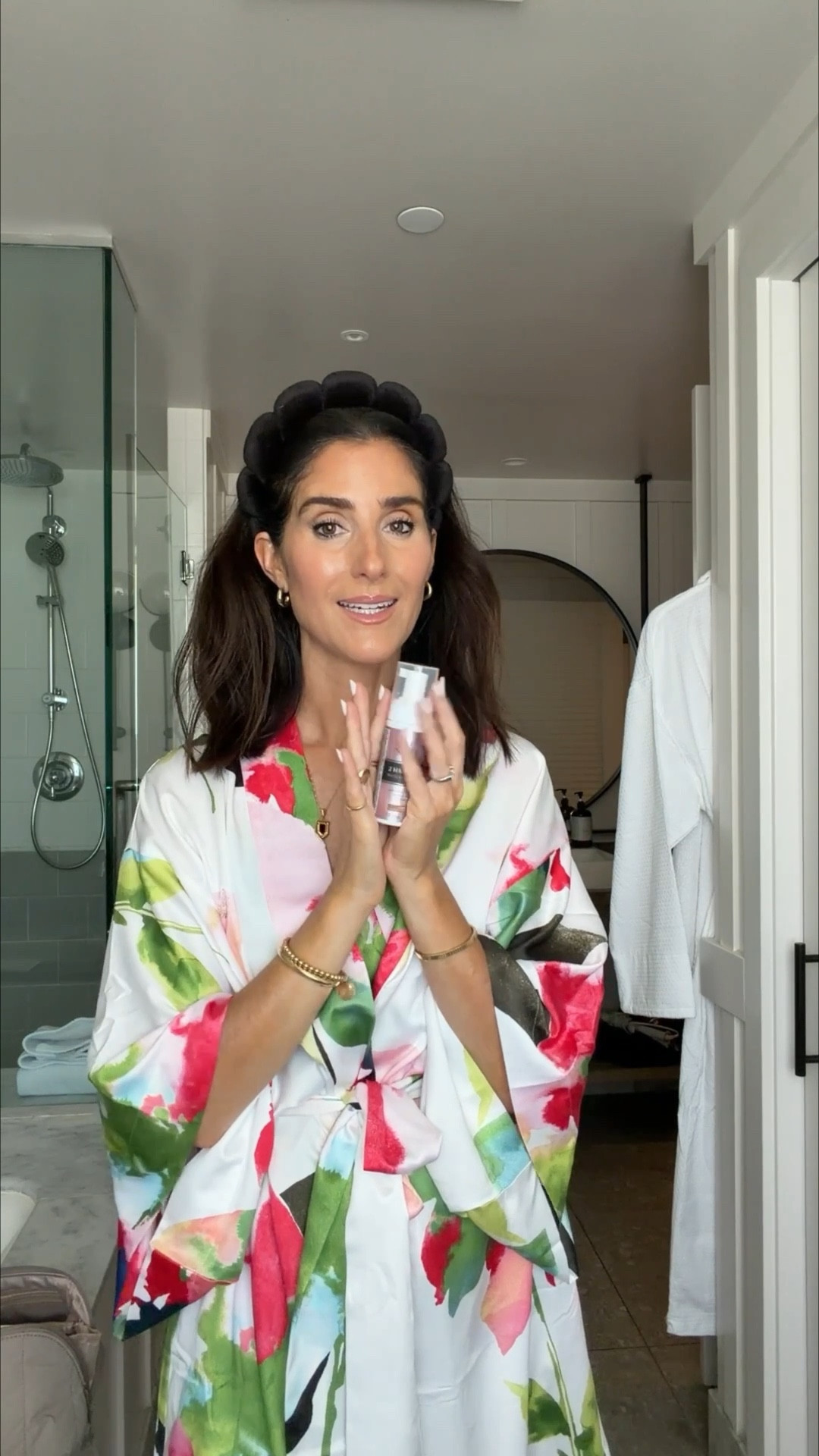 My tan is FAKE and I have these products to thank! I use the shade DARK in loving tan. Wearing the size large robe for a comfy overzied fit #stylinbyaylin #aylin #tanning  @Loving Tan US @Saltyface 

#LTKSeasonal #LTKSwim #LTKBeauty