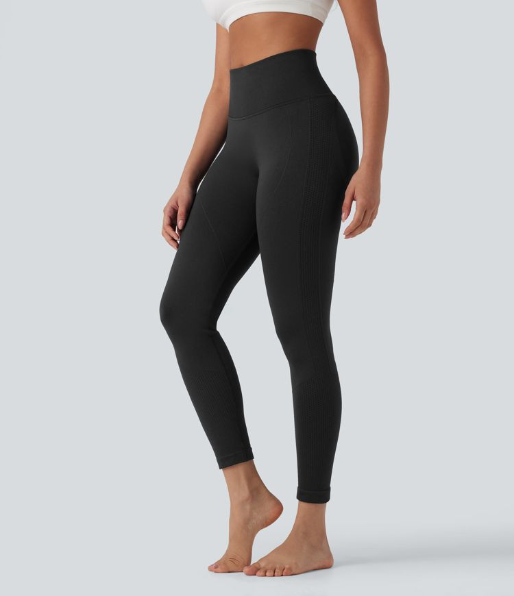Women’s OneForm Seamless Flow High Waisted Tummy Control Butt Lifting Yoga Leggings - Halara | HALARA