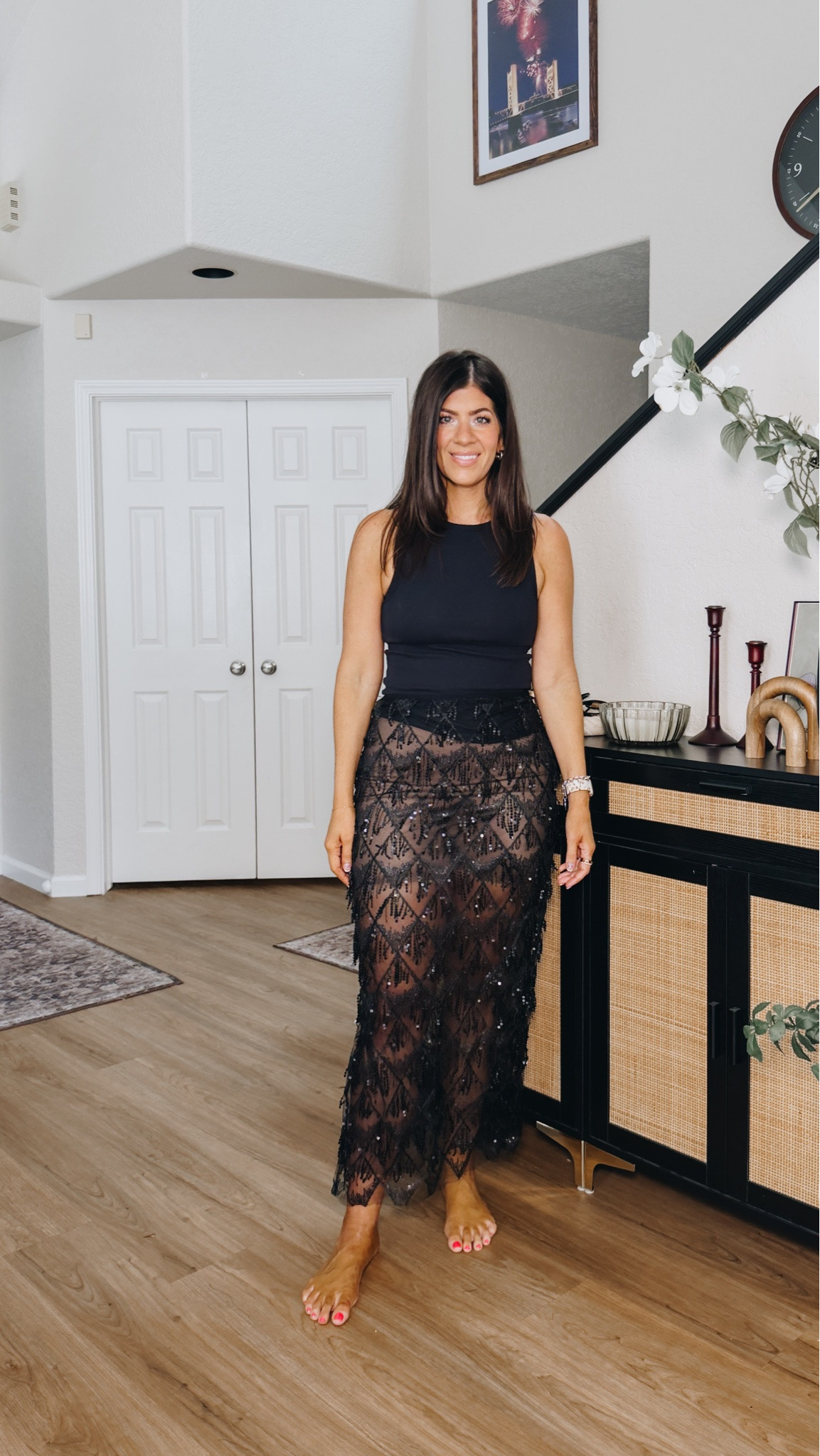 Medium tank and large sequin skirt

#LTKSaleAlert #LTKMidsize #LTKOver40