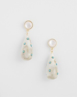 Turquoise Teardrop Earrings | Chico's