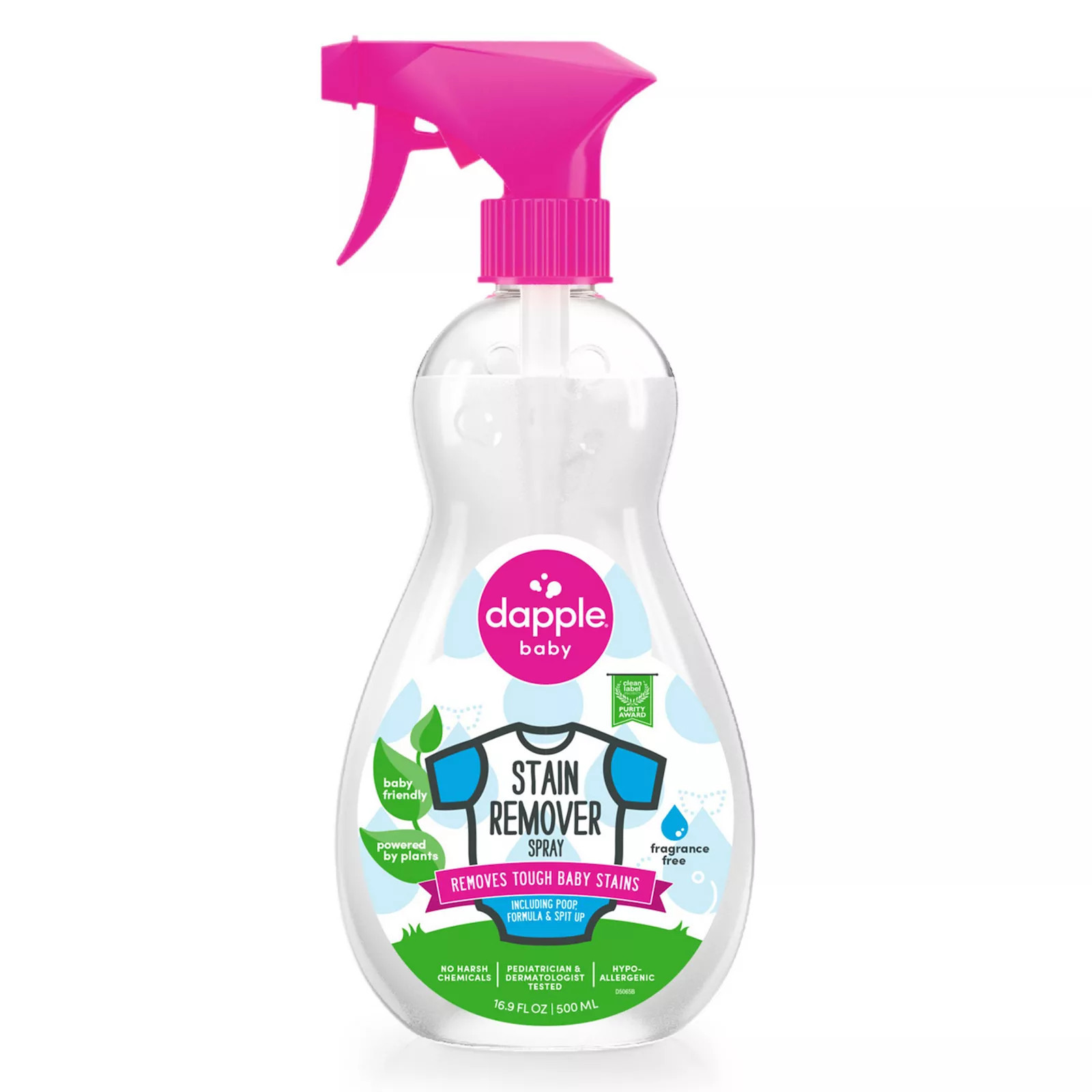 Dapple Baby Fragrance Free Stain Remover Spray 16.9oz, None | Kohl's