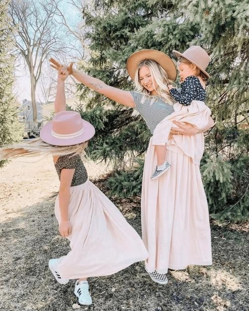 Elsa Maxi Skirt - Champagne | Bailey's Blossoms