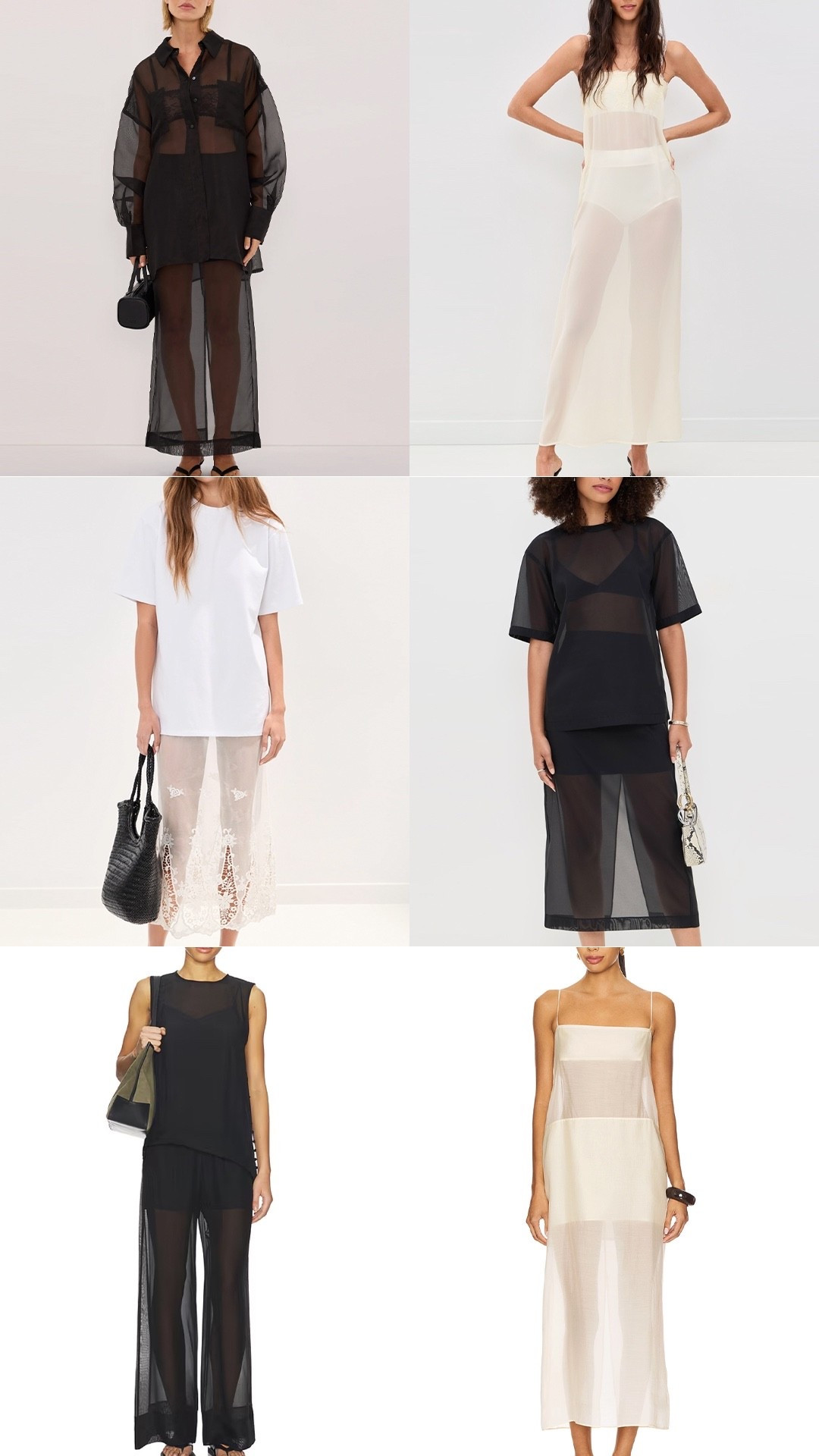 Trending for spring: Sheer looks