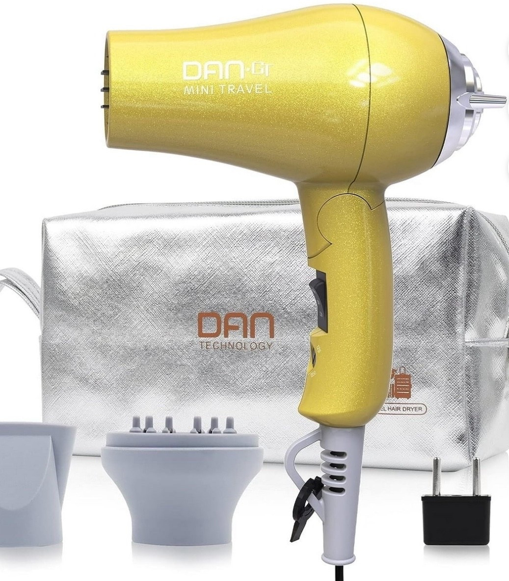 The cutest travel hair dryer, and it’s less than $25!
Folds up, comes with a diffuser for curly hair, and concentrator for blow-outs, and has its own storage bag. 


#LTKTravel #LTKgrwm #LTKBeauty