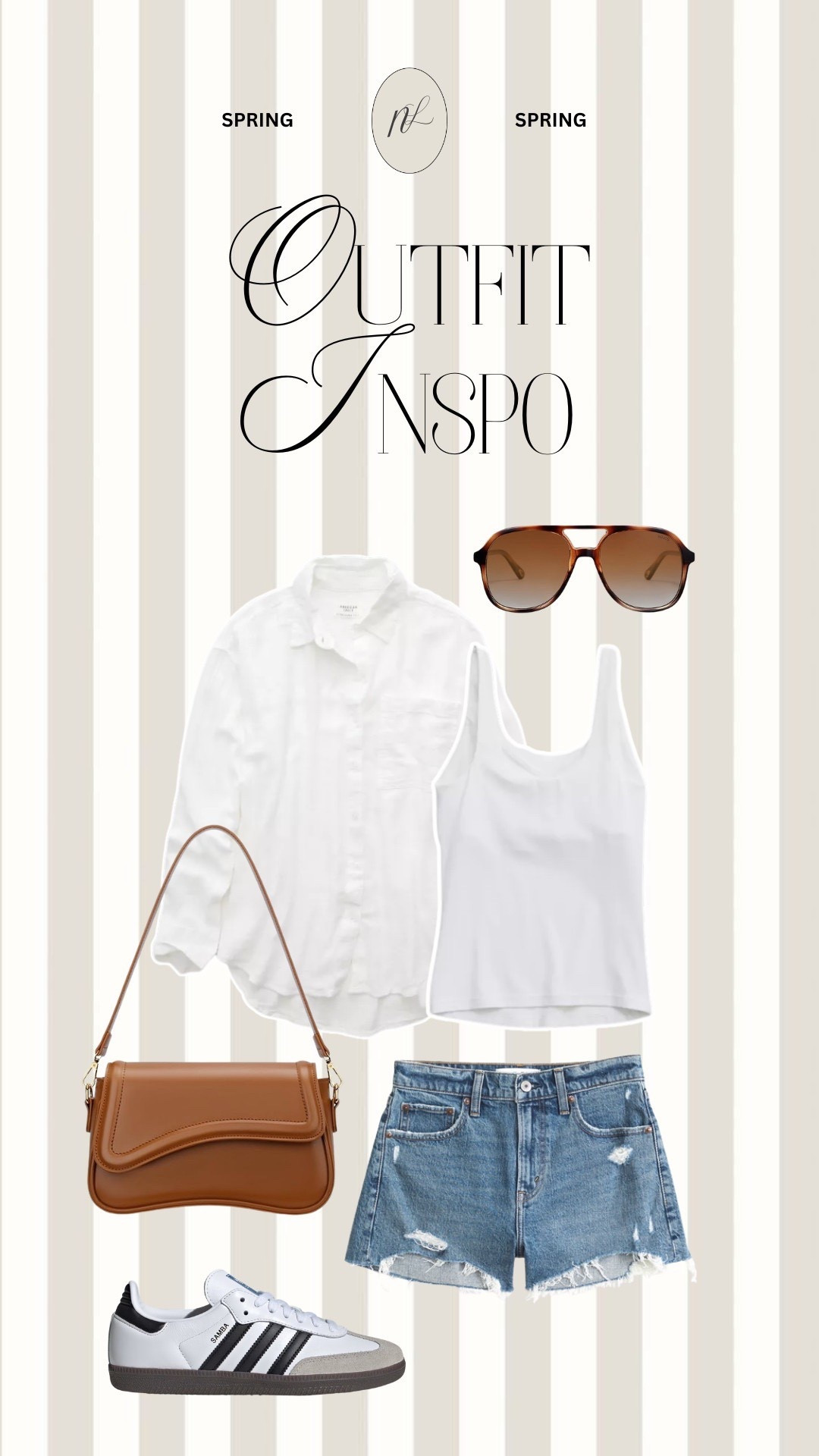 Spring outfit inspo with high ride cut off shorts and white oversized button up.  

 

#LTKSpringSale 

#LTKootd #LTKU