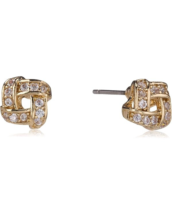 Napier Gold-Tone and Cubic Zirconia Stud Earrings | Amazon (US)