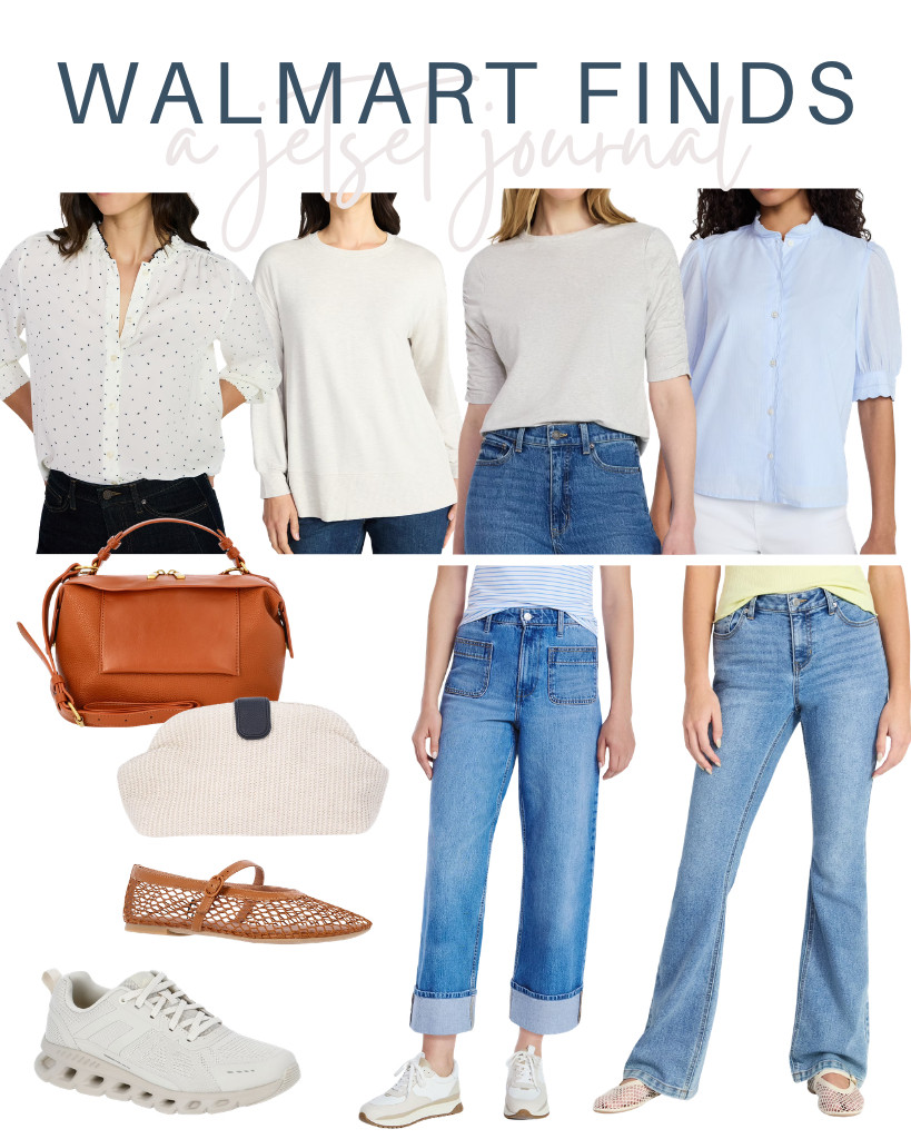 Here's your Walmart Finds Cheatsheet for the week!

For an effortless look, consider the Time and Tru tops that pair beautifully with bootcut jeans. There are also some fantastic footwear options available, such as athletic light runner shoes and comfortable mesh flats.

You won't be disappointed with the bags either. I especially love this adorable textured clutch handbag! 

 #LTKSeasonal #LTKSaleAlert #LTKTravel