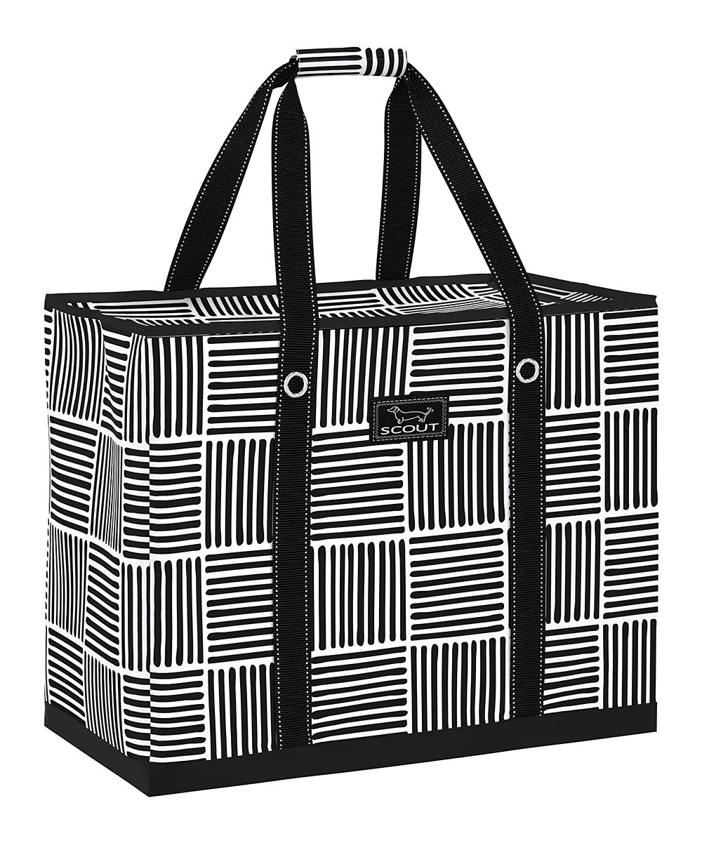 SCOUT Bags Totebags Basketweave - Basketweave Black & White Water-Resistant Tote - Zulily Exclusive | Zulily