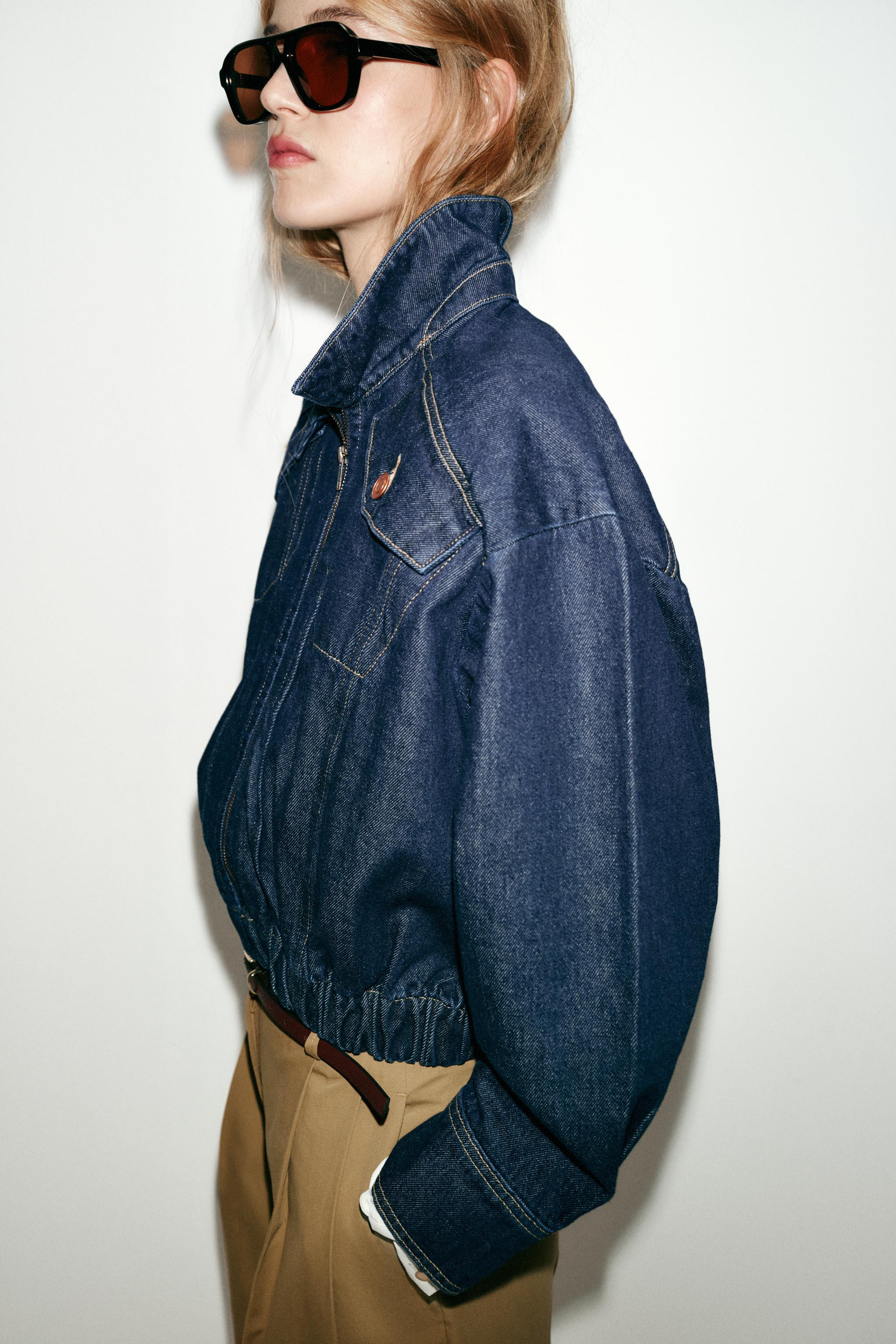 Z1975 DENIM BOMBER JACKET | Zara US