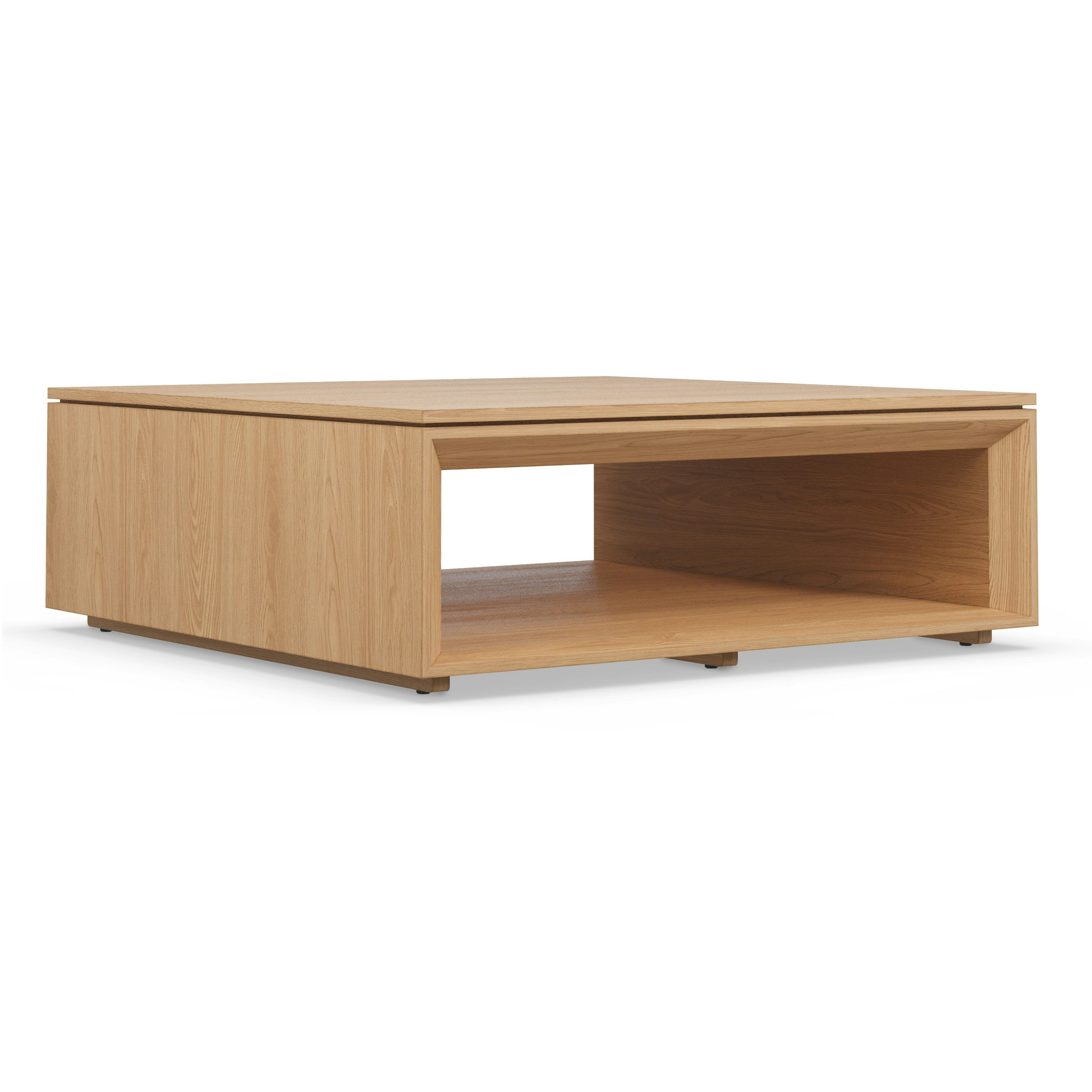 Suri 44" Square Coffee Table - White Oak | Article