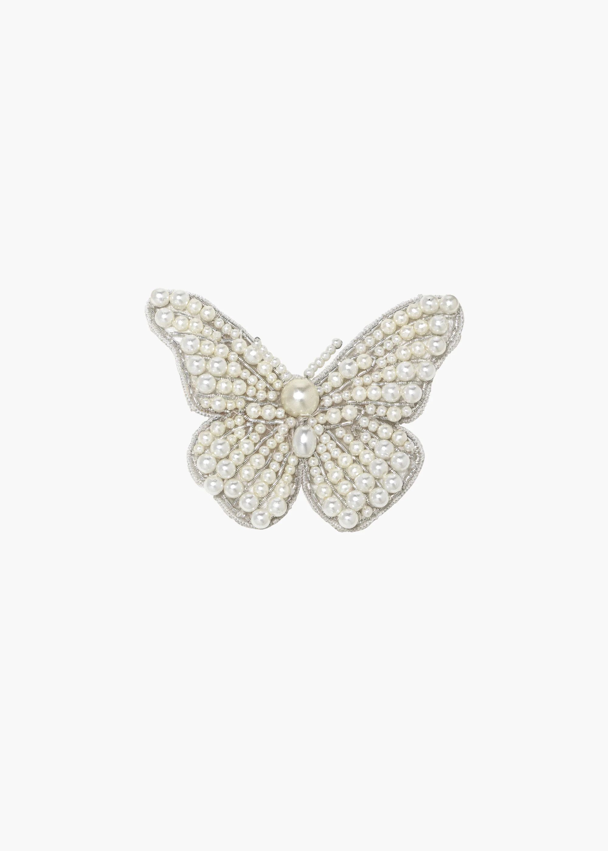 Small Greta Pearl Butterfly Flip Clip | Jennifer Behr 