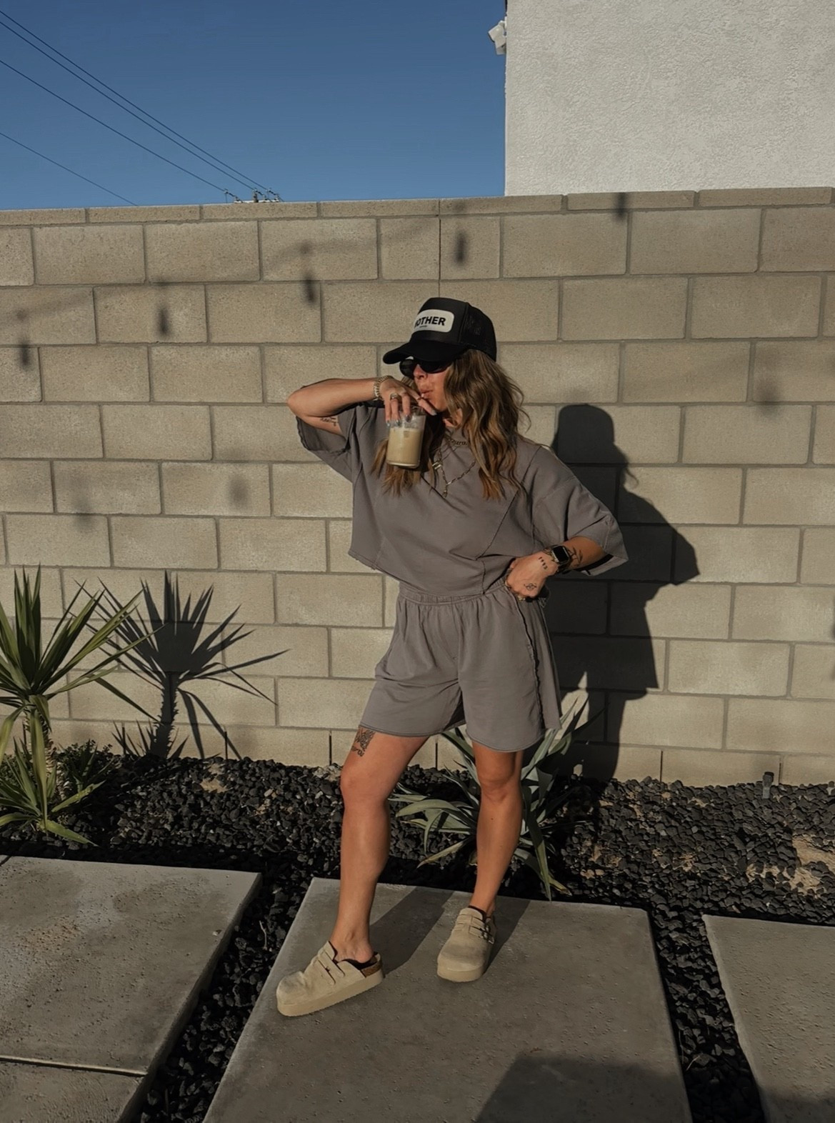 Me 🤝🏼 A matching set + iced coffee. Got it in butter 🧈yellow too #LTKStyleTip

#LTKSaleAlert