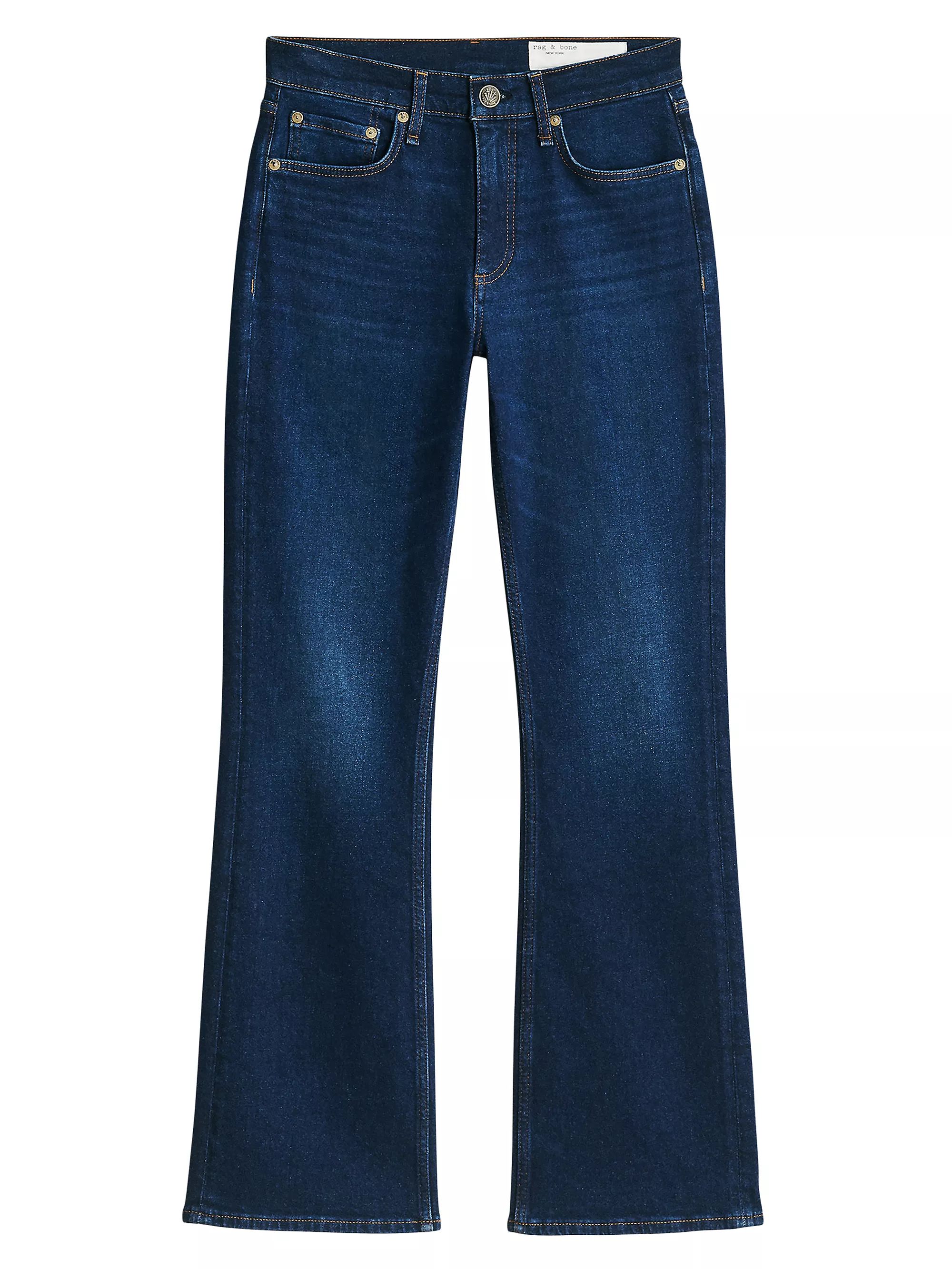 Peyton Mid-Rise Boot-Cut Jeans | Saks Fifth Avenue