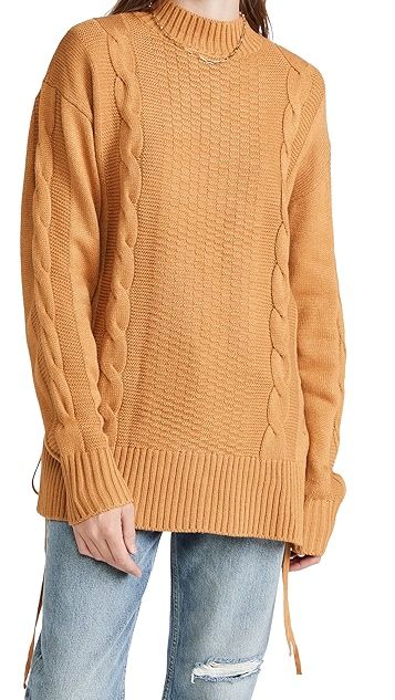 Dani Side Lace Up Sweater | Shopbop