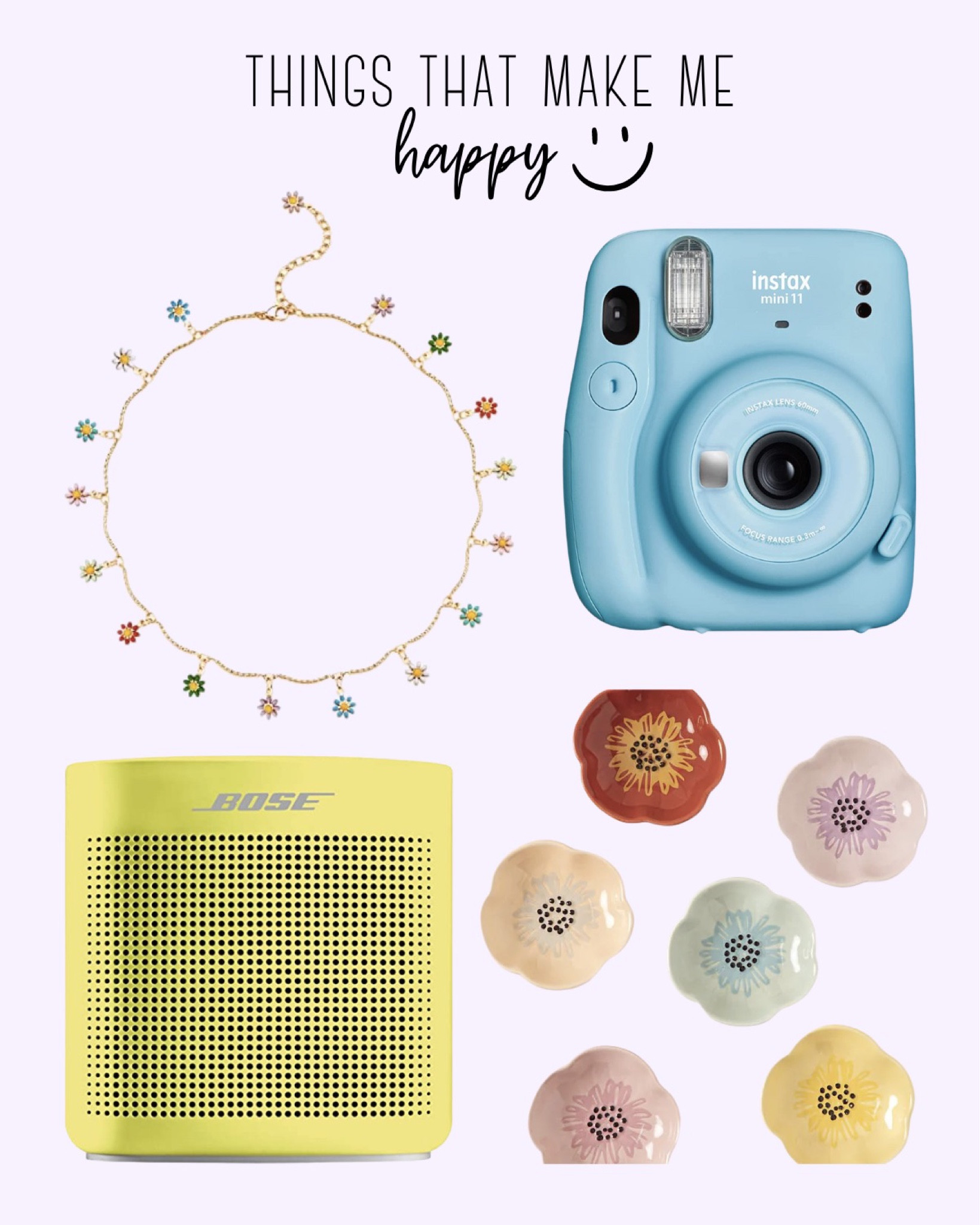 Spring items, spring, Polaroid, flower necklaces, flower dishes, spring dishes, spring jewelry, Bluetooth portable speaker, Bose Speaker, spring things. #bluetoothspeaker #polaroid #flowerdishes #chokers #springjewelry

#LTKSeasonal #LTKstyletip