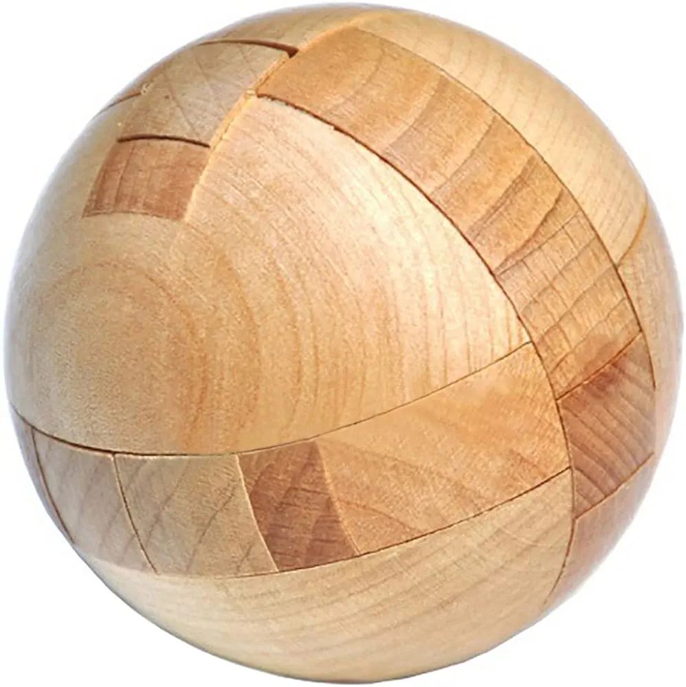 KINGOU Wooden Puzzle Magic Ball Brain Teasers Toy Intelligence Game Sphere Puzzles for Adults/Kid... | Amazon (US)