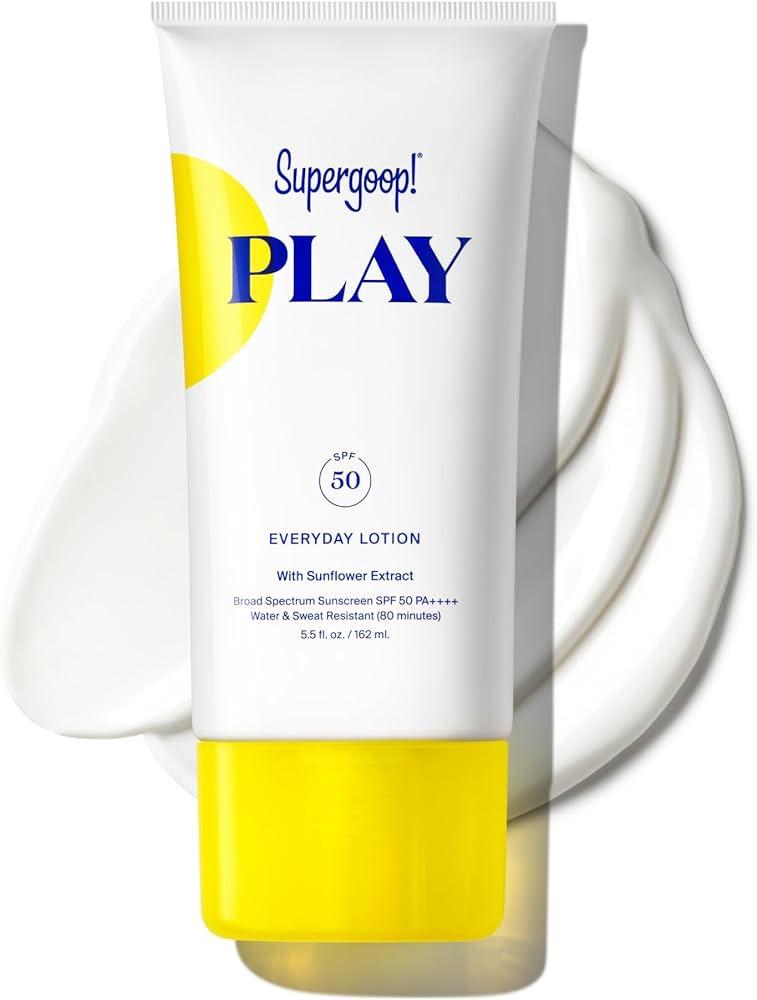 Supergoop! PLAY Everyday Lotion SPF 50 - Broad Spectrum Body & Face Sunscreen for Sensitive Skin ... | Amazon (US)
