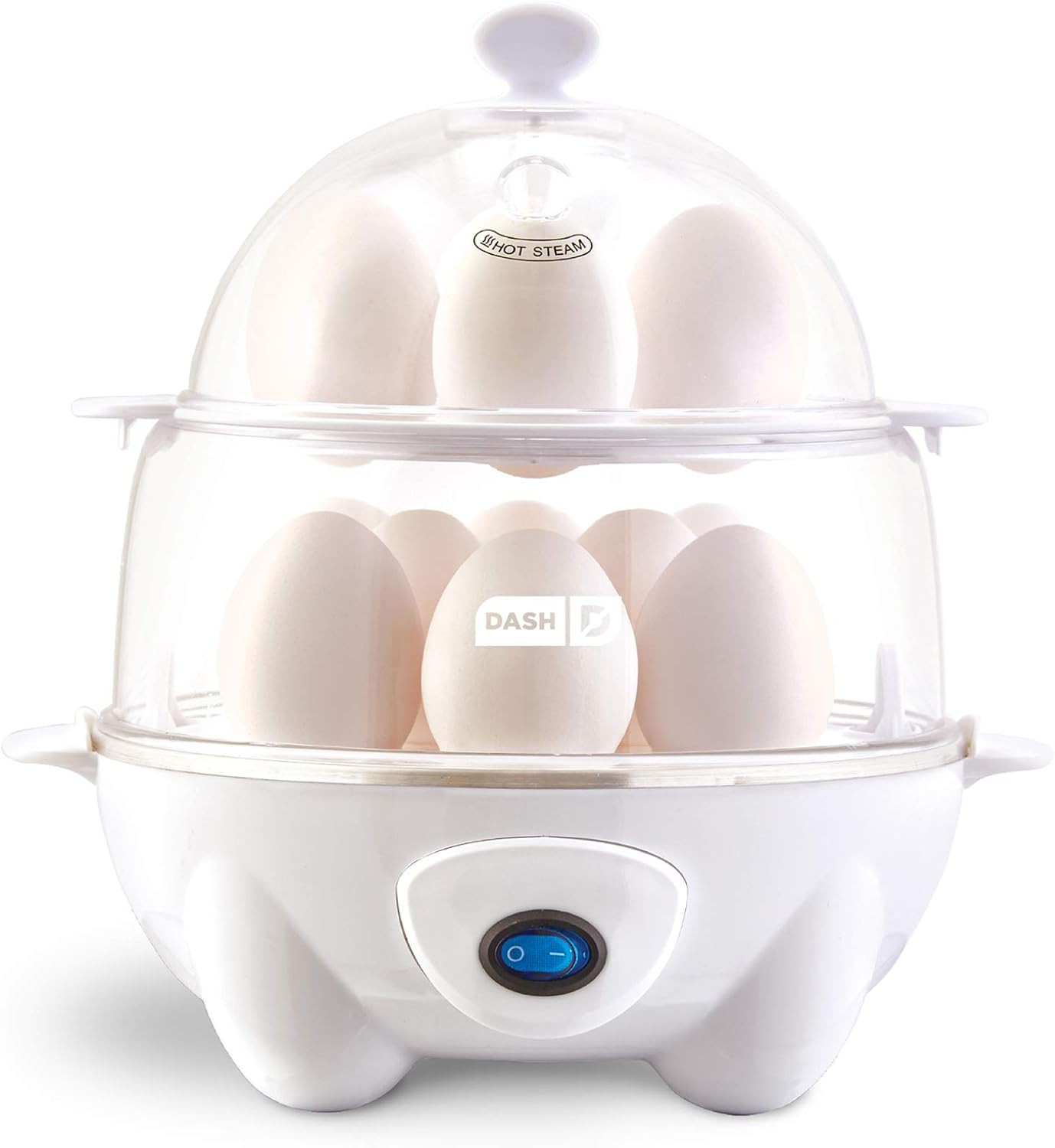 Dash Deluxe Rapid Egg Cooker: Electric, 12 Capacity for Hard Boiled, Poached, Scrambled, Omelets,... | Amazon (US)