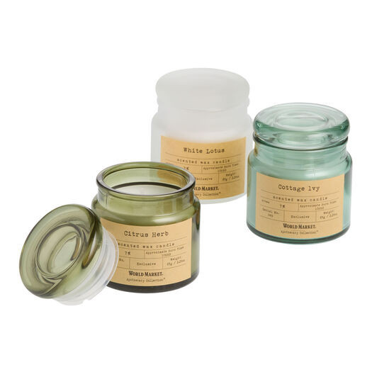 Apothecary Mini Scented Candle Set of 2 by World Market | World Market